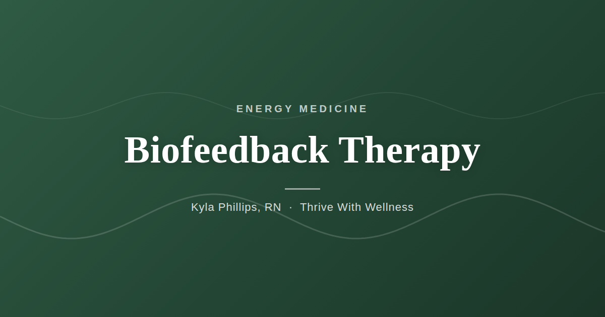 Biofeedback Therapy: What to Expect and Who It Helps
