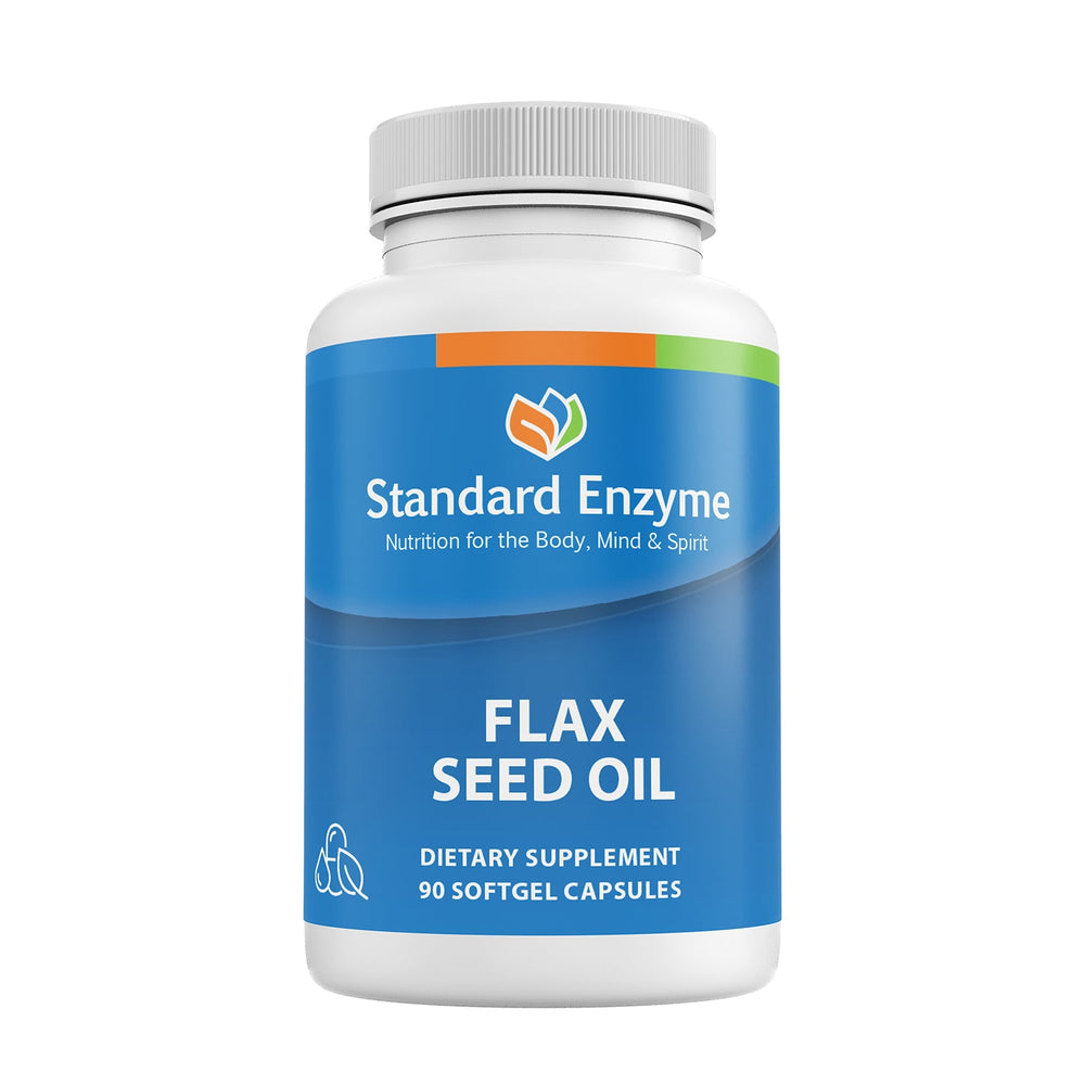 Standard Enzyme Flax Seed Oil — bottle
