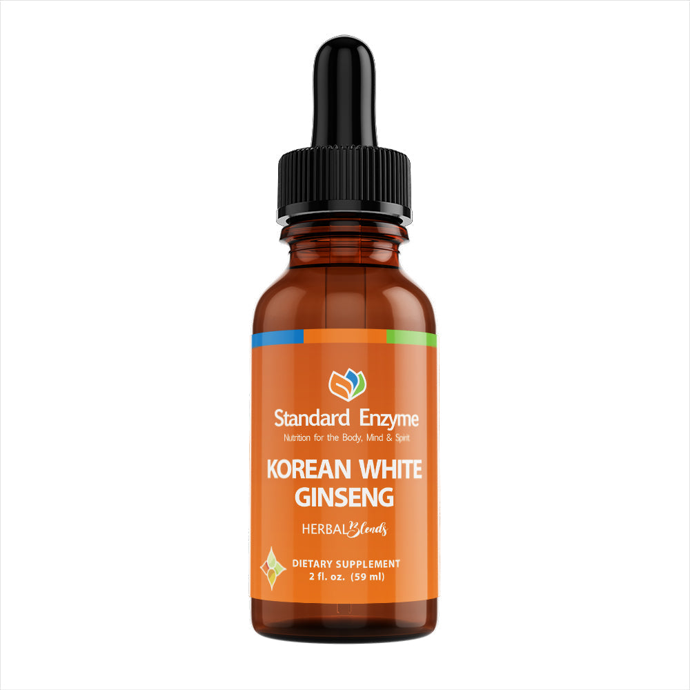 Standard Enzyme Korean White Ginseng — 2 oz dropper