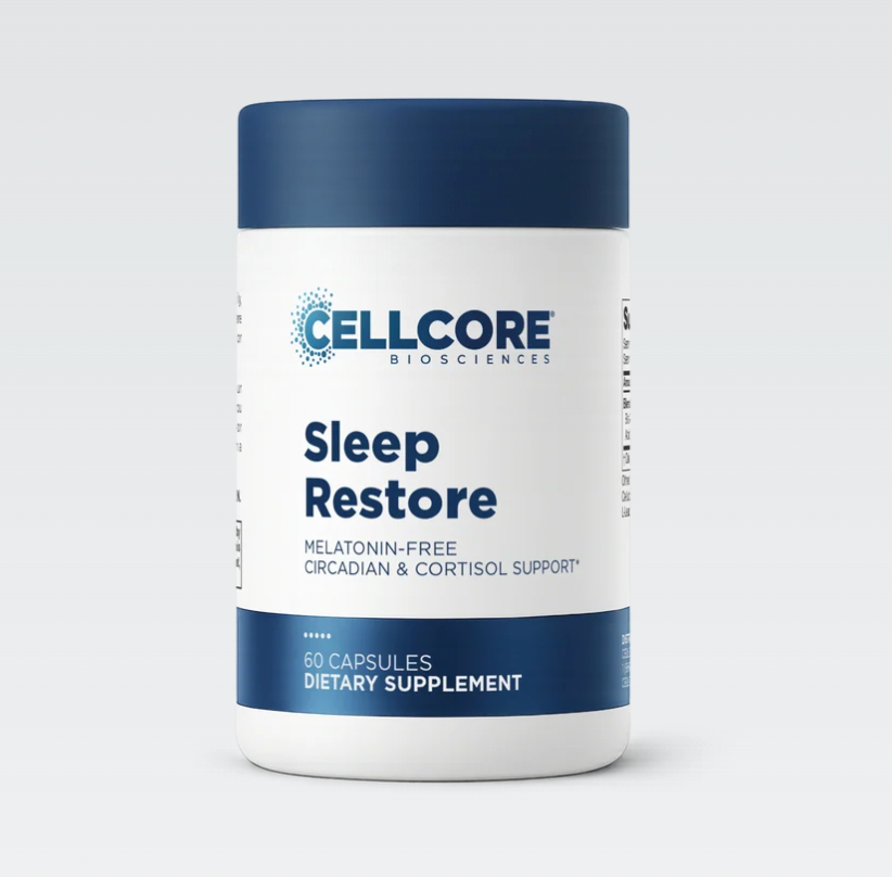 CellCore Sleep Restore melatonin-free supplement, 60 capsules