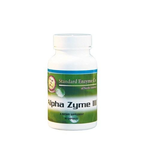 Alpha Zyme III Vitamin Standard Enzyme Company 